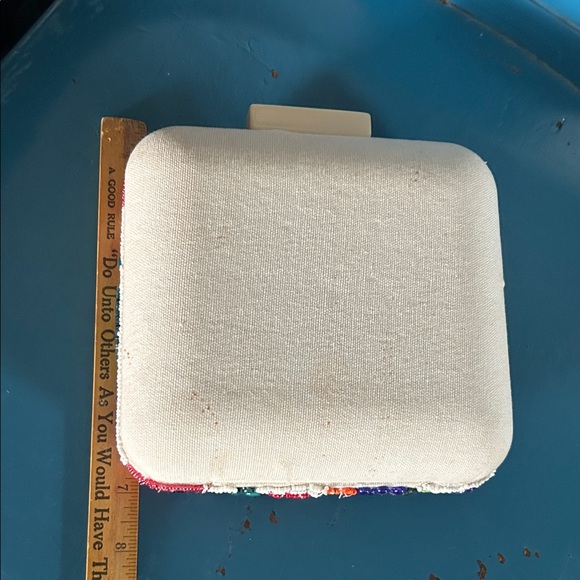 Beaded Fiesta Fruit Slices Crossbody Clutch Bag - Picture 7 of 13